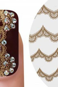 Nailsticker Fashion S45 Gold