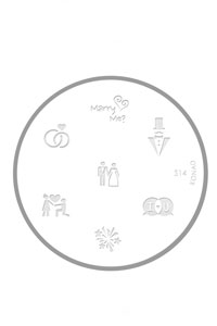 Stamping Schablone s14