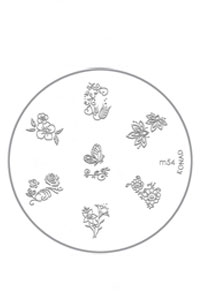 Stamping Schablone M54