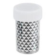 Nailartfolie Dreiecke schwarz