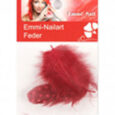 Nailart Federn rot