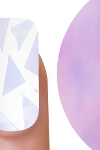 Glaseffekt-Folie rosa