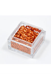 Pailletten Effekt orange