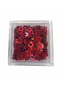 Pailletten stern dunkelrot