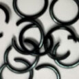 Piercingring Schwarz