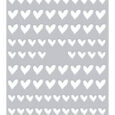 Nagelsticker Herz weiss