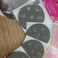 stamping schablone set klein